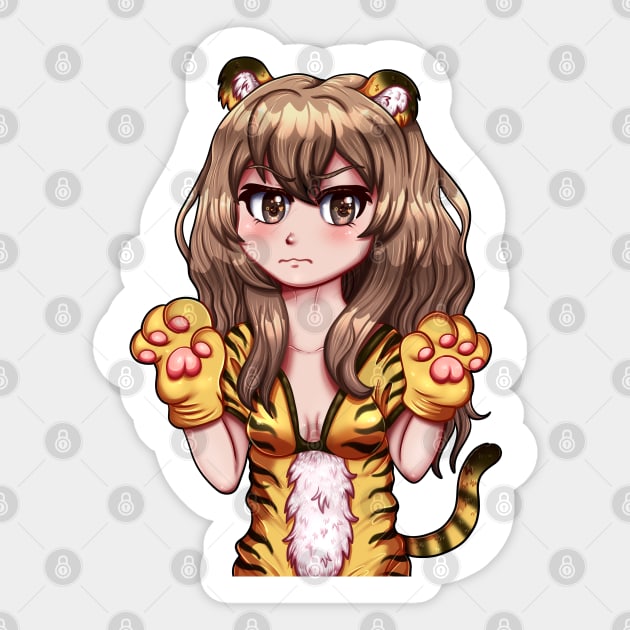 Tiger Taiga Sticker by YumomoChan